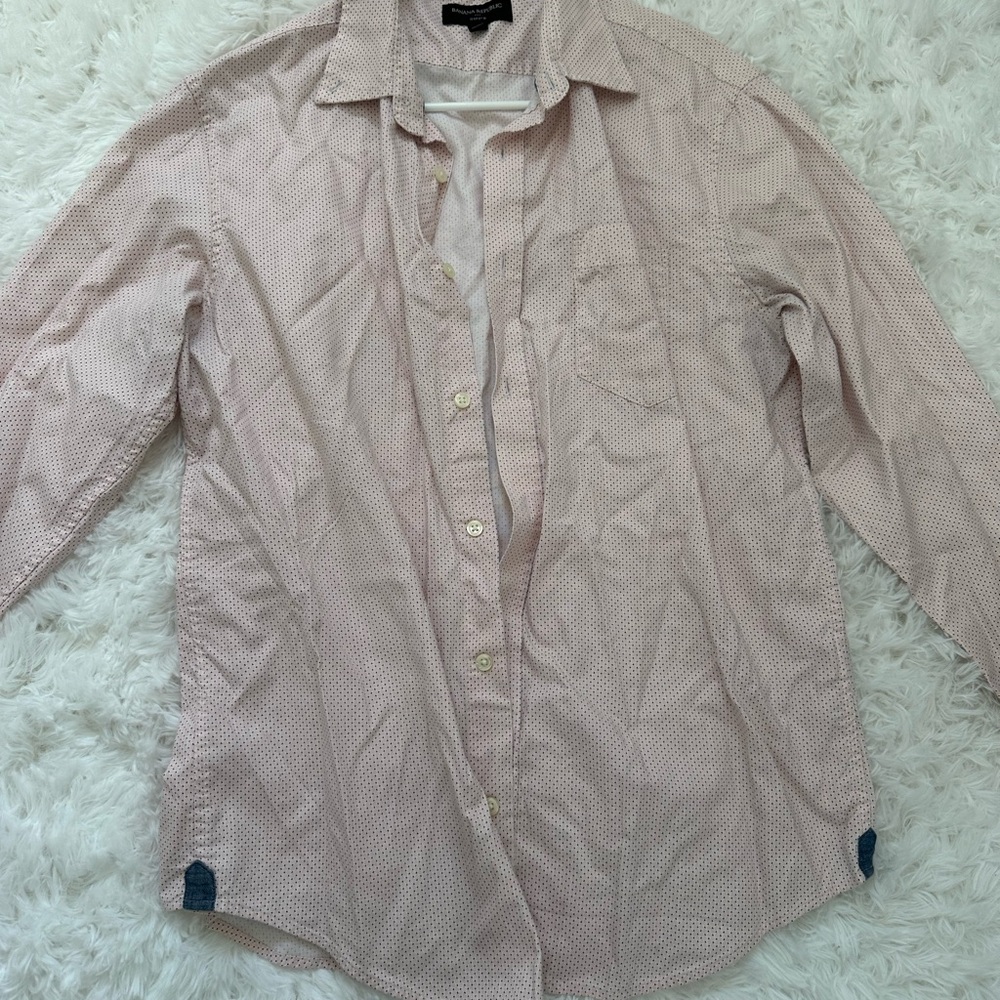 Banana Republic Light Pink Oxford Shirt
